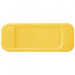protectores cámara ordenador oficina amarillo