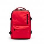 Mochila de viaje de poliéster reciclado resistente al agua PC 16” color rojo segunda vista