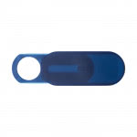 Protector de webcam personalizado color azul vista delantera