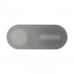 Protector de webcam personalizado color gris vista delantera