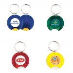 Llavero con moneda para carro y papel personalizable en la cubierta vista detalle 7