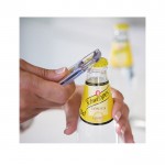 Llavero con abrebotellas y cápsula para papel personalizado