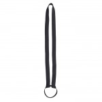 Lanyard posavasos con correa de silicona ideal parea festivales color negro vista 11