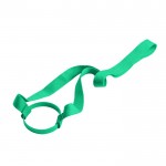Lanyard posavasos con correa de silicona ideal parea festivales color verde vista 1