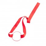 Lanyard posavasos con correa de silicona ideal parea festivales color rojo vista 2