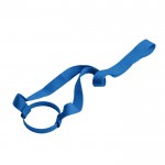 Lanyard posavasos con correa de silicona ideal parea festivales color azul marino vista 1
