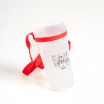 Lanyard posavasos con correa de silicona ideal parea festivales vista 1