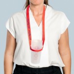 Lanyard posavasos con correa de silicona ideal parea festivales vista 2