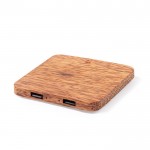 Cargador sin cables de coco color natural cuarta vista