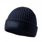 Gorro con etiqueta personalizada color negro segunda vista