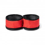 Bowl plegable y portátil para mascotas con cierre de cremallera color rojo segunda vista