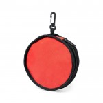 Bowl plegable y portátil para mascotas con cierre de cremallera color rojo primera vista