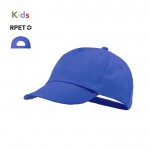 Gorra de poliéster RPET para niños con cierre de velcro
