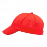 Gorra de poliéster RPET para niños con cierre de velcro sexta vista