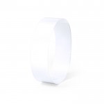 Pulseras para eventos irrompible de colores color blanco primera vista