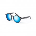 Gafas de sol rPET con lentes efecto espejo color azul primera vista