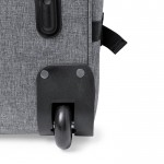 Maleta de RPET, estándares TSA y con ruedas color gris decima vista