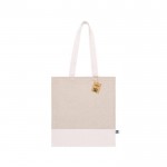 Bolsa de algodón de comercio justo 140 g/m2 color beige primera vista