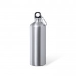 Bidones personalizados de aluminio simples y antifugas 1L Cruiser color plateado primera vista