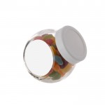 Tarro pequeño relleno de surtido de Jelly Beans 200ml color blanco segunda vista