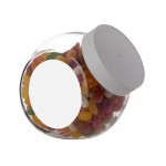 Tarro mediano relleno de surtido de Jelly Beans 900ml color blanco segunda vista