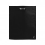 Bolsa de non-woven rpET de 70 g/m2 color negro primera vista