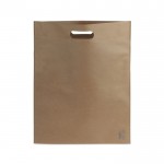 Bolsa de non-woven rpET de 70 g/m2 color marrón primera vista