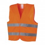 Chaleco reflectante de alta visibilidad clase 2 talla de adulto color naranja