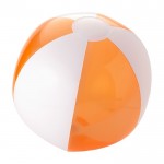 Pelota de playa a dos colores color naranja