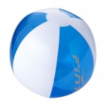 Pelota de playa a dos colores color azul vista impresión tampografía
