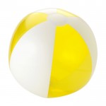 Pelota de playa a dos colores color amarillo