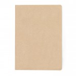 Bolsa de algodón con un set de escritura, colores y cuaderno color beige quinta vista