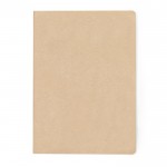 Bolsa de algodón con un set de escritura, colores y cuaderno color beige quinta vista