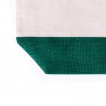 Bolsa bicolor de algodón con asas largas de cuerda 280g/m2 segunda vista
