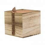 Servilletero de madera con ranura en un lateral para fácil acceso color madera segunda vista