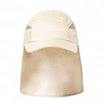Gorra de microfibra bicolor con cierre elástico y cubre cuello cuarta vista