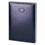 Agenda corporativa de polipiel color azul