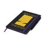 Libreta promocional detalles a color color violeta con logo