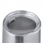 Vaso de acero inox de doble pared reciclado con dosificador 340ml tercera vista