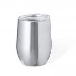 Vaso de acero inox de doble pared reciclado con dosificador 340ml color plateado primera vista