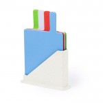 Set de 4 tablas de cortar para distintos tipos de alimentos color multicolor segunda vista