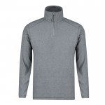 Chaqueta de polar fleece con cierre de cremallera a juego 160 g/m2 color gris primera vista