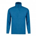 Chaqueta de polar fleece con cierre de cremallera a juego 160 g/m2 color azul primera vista