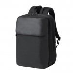 Mochila de polipiel para portátil con bolsillo frontal 15'' segunda vista