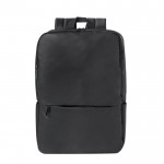 Mochila de polipiel con compartimiento de tablet y portátil 15'' color negro primera vista