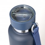 Termo acero inox de 500ml con vaso de 300ml y asa de transporte cuarta vista