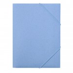 Portapapeles de caña de trigo de tapa flexible en varios colores color azul primera vista