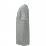 Camiseta de algodón reciclado y RPET en colores básicos 150 g/m2 color gris quinta vista