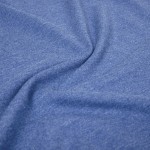 Camiseta de algodón reciclado y RPET en colores básicos 150 g/m2 color azul tecera vista