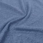 Camiseta de algodón reciclado y RPET para niños 150 g/m2 color azul tecera vista